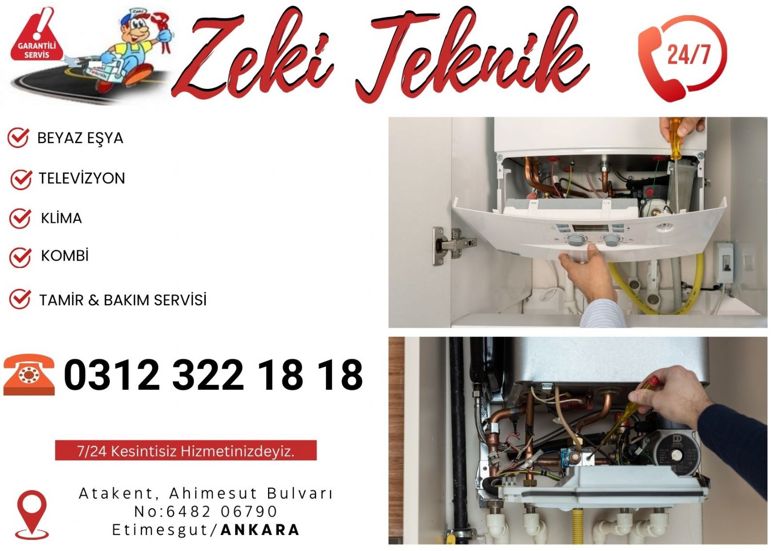 Elvankent Kombi Tamircisi